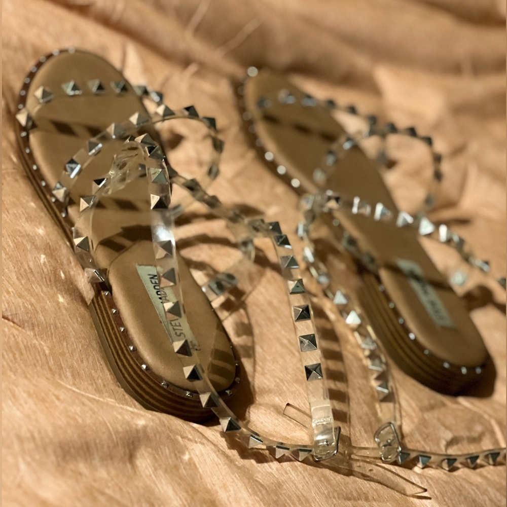 Steve Madden rinestone sandals sz 8